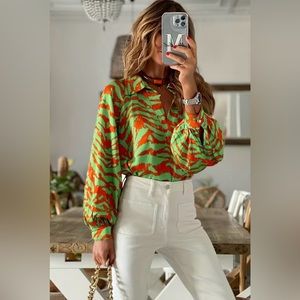 Jane Chic Designs Plus Size Sublimation Blouse